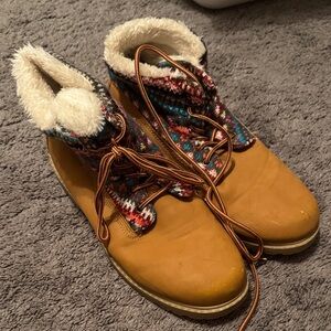 Cozy Multicolor Snow Boots